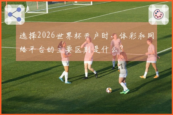 选择2026世界杯开户时，体彩和网络平台的主要区别是什么？